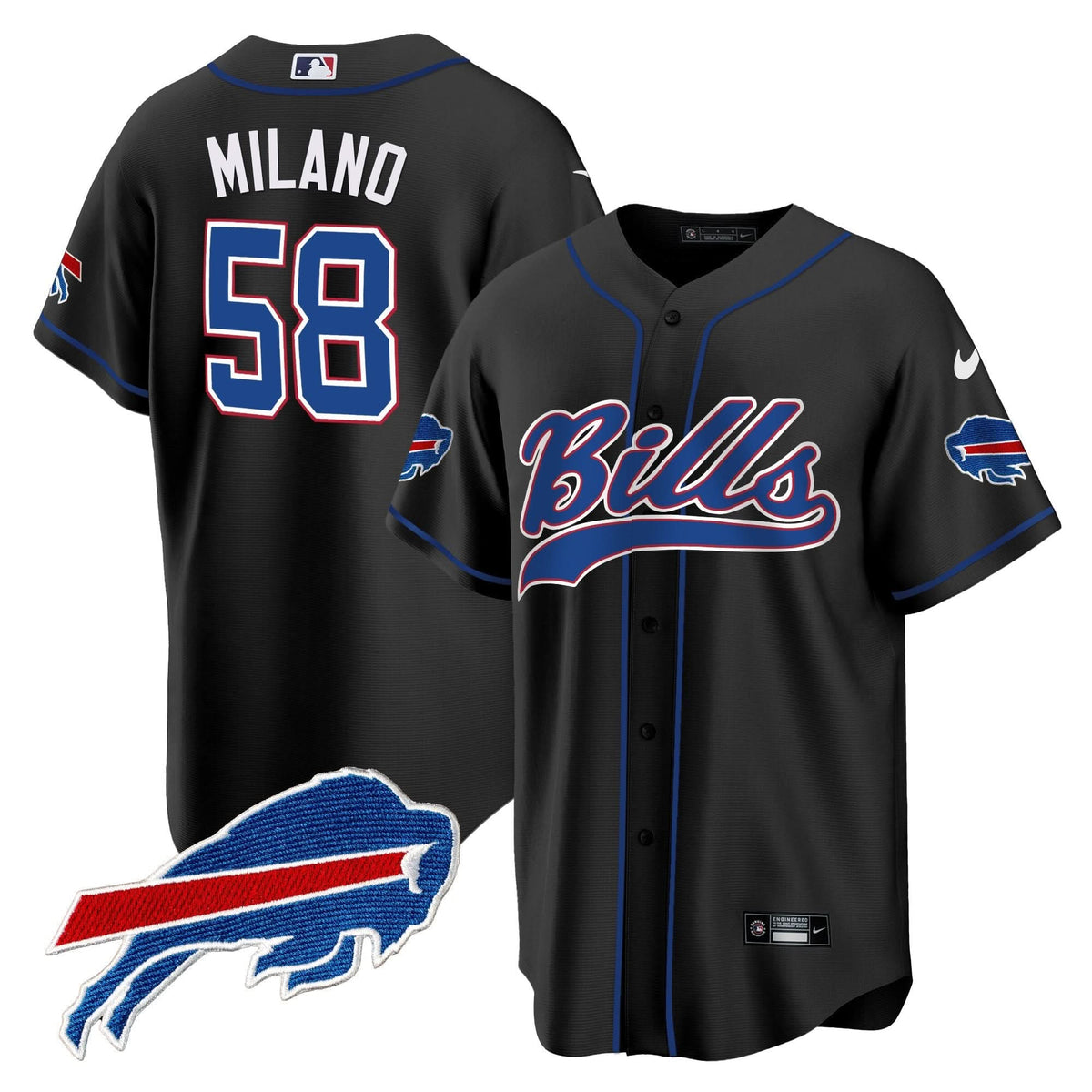 BB Baseball Jersey - All Stitched