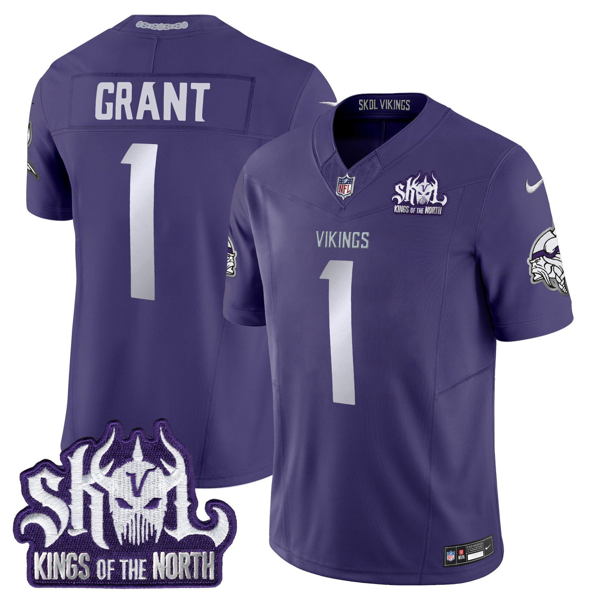MV 2025 Winter Warrior Skol Patch Vapor Limited Jersey