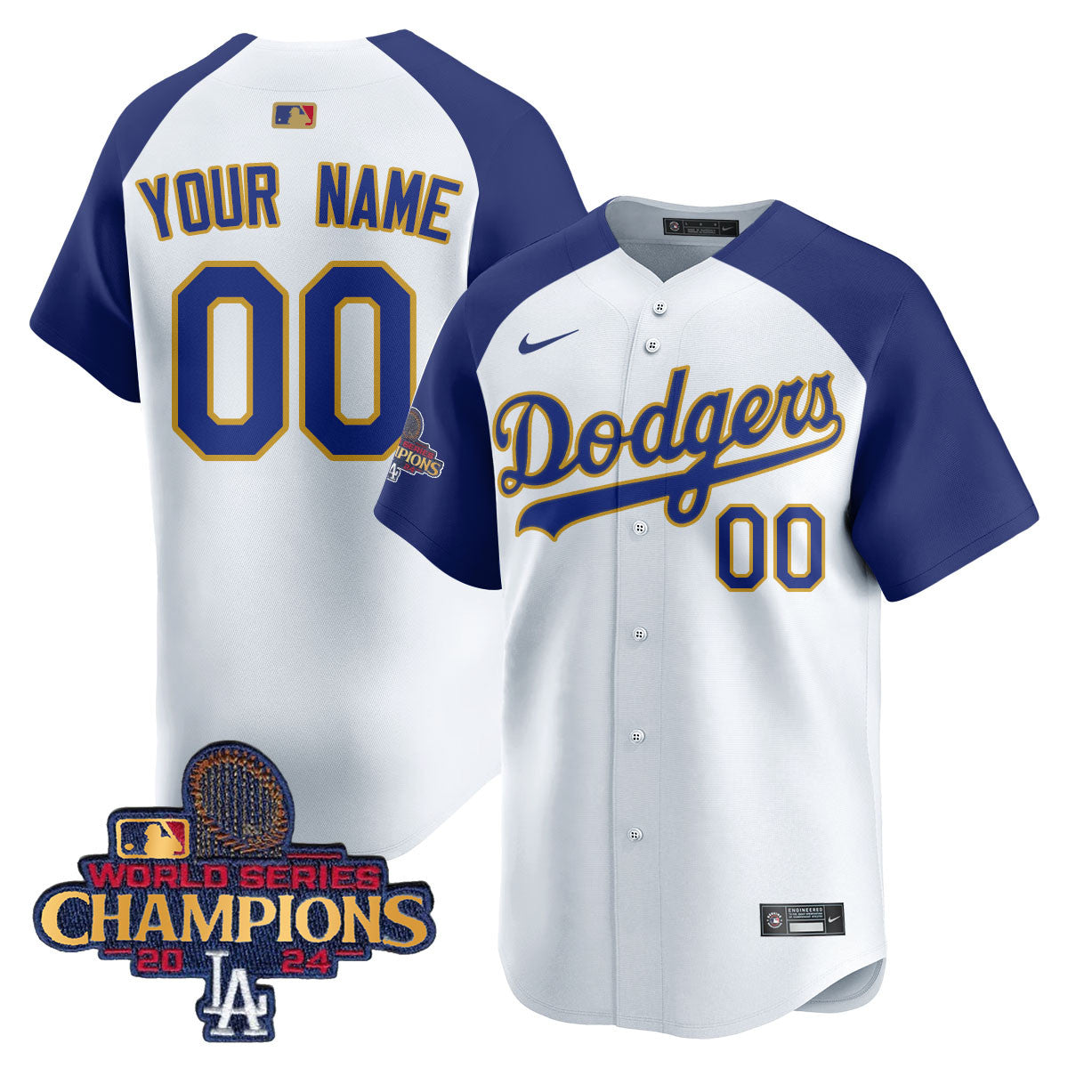 Men's Los Angeles Dodgers Gold 2025 Jersey - All Stitched