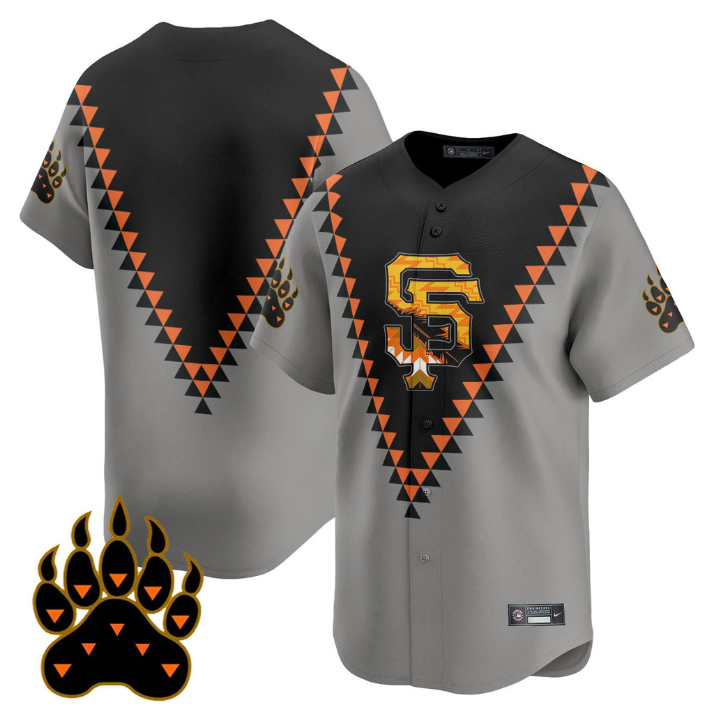 San Francisco Giants Native American Heritage Jersey - All Stitched