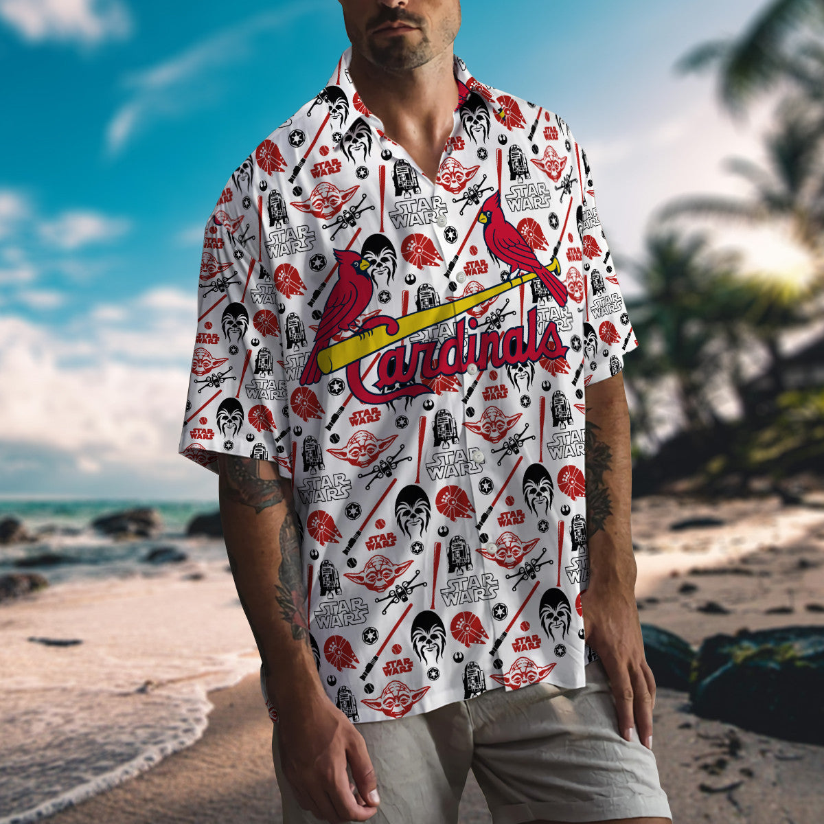 St. Louis Cardinals Star Wars Hawaiian Shirt