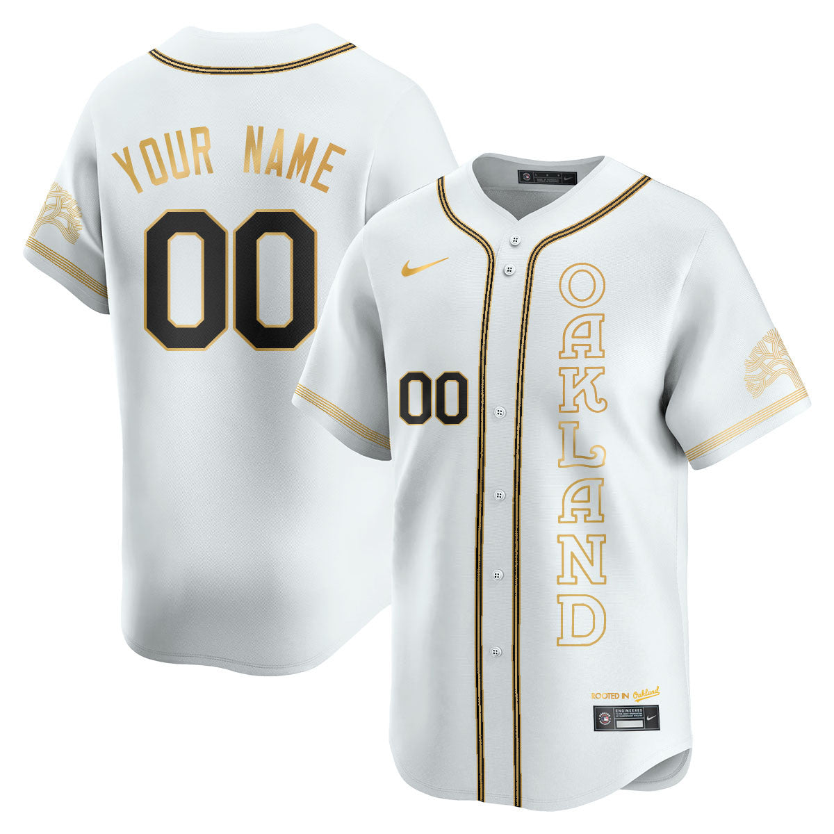 Custom Name/Gender Oakland Athletics City Connect Concept Jersey - All Stitched
