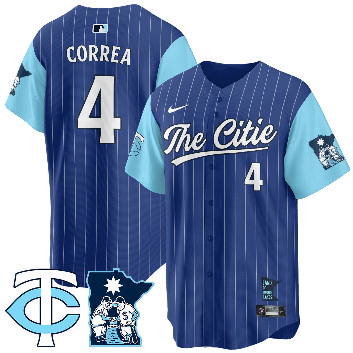 Men's Minnesota Twins City Connect Concept Jersey - All Stitched