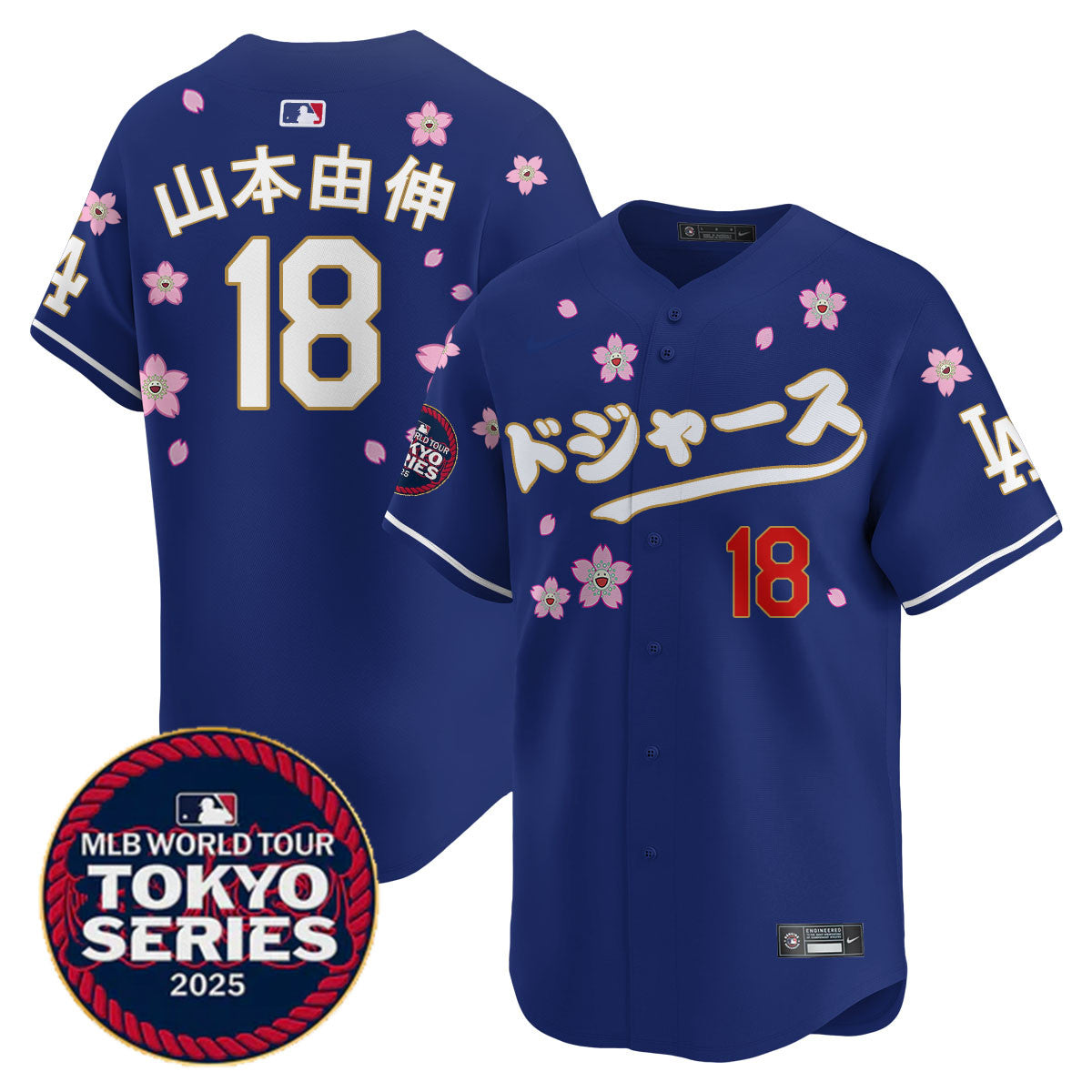 Men's Los Angeles Dodgers Tokyo Series 2025 Vapor Limited Jersey N6 - Stitched