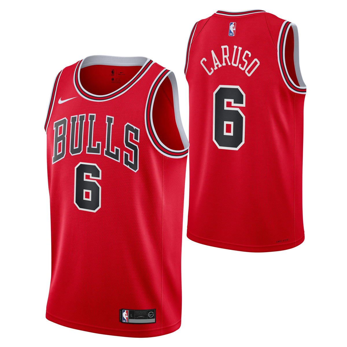 Infant Alex Caruso Chicago Bulls Red Nike Replica Jersey