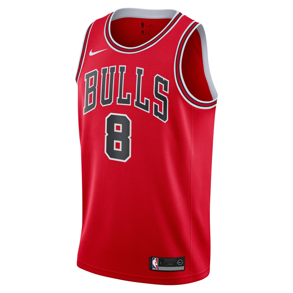 Youth Chicago Bulls Zach Lavine Red Nike Swingman Icon Jersey