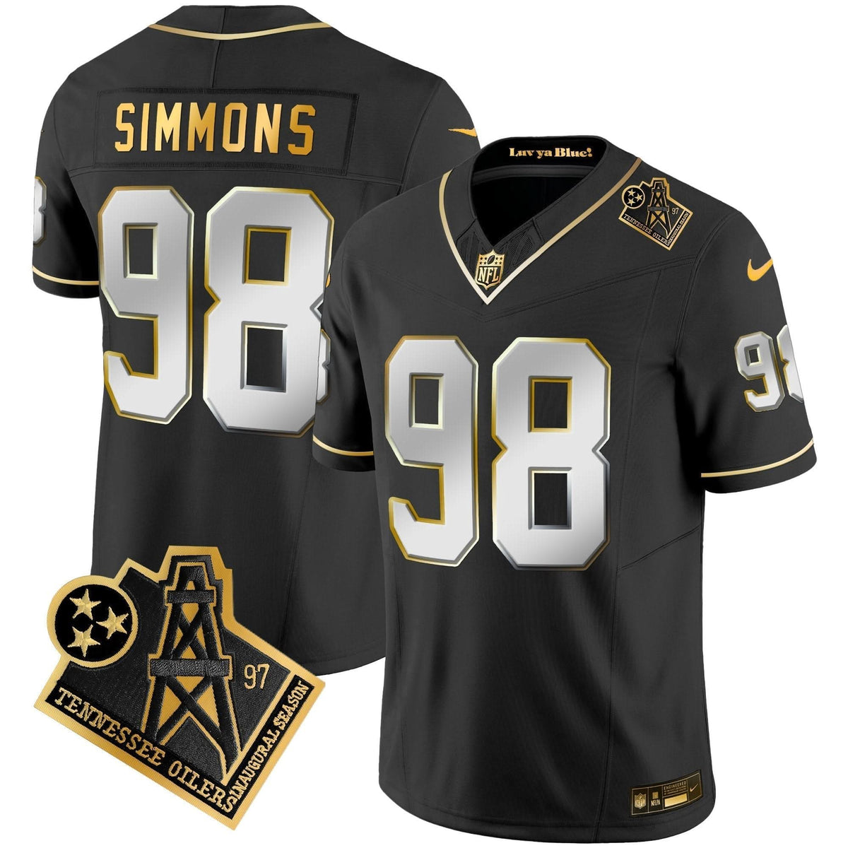 TEN 1997 Throwback Gold Vapor Jersey