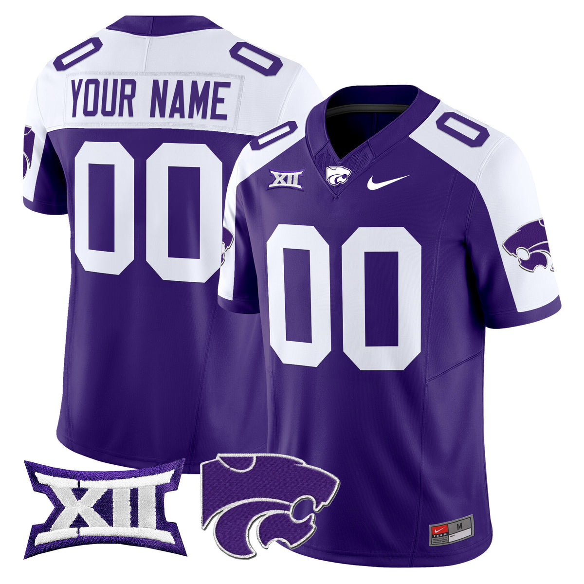 Kansas State Wildcats 2025 Vapor Limited Custom Jersey - All Stitched