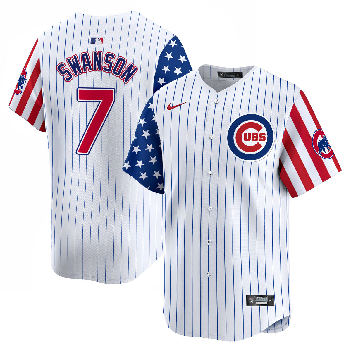 Men's Chicago Cubs 2025 Memorial Day Vapor Premier Limited Jersey - All Stitched