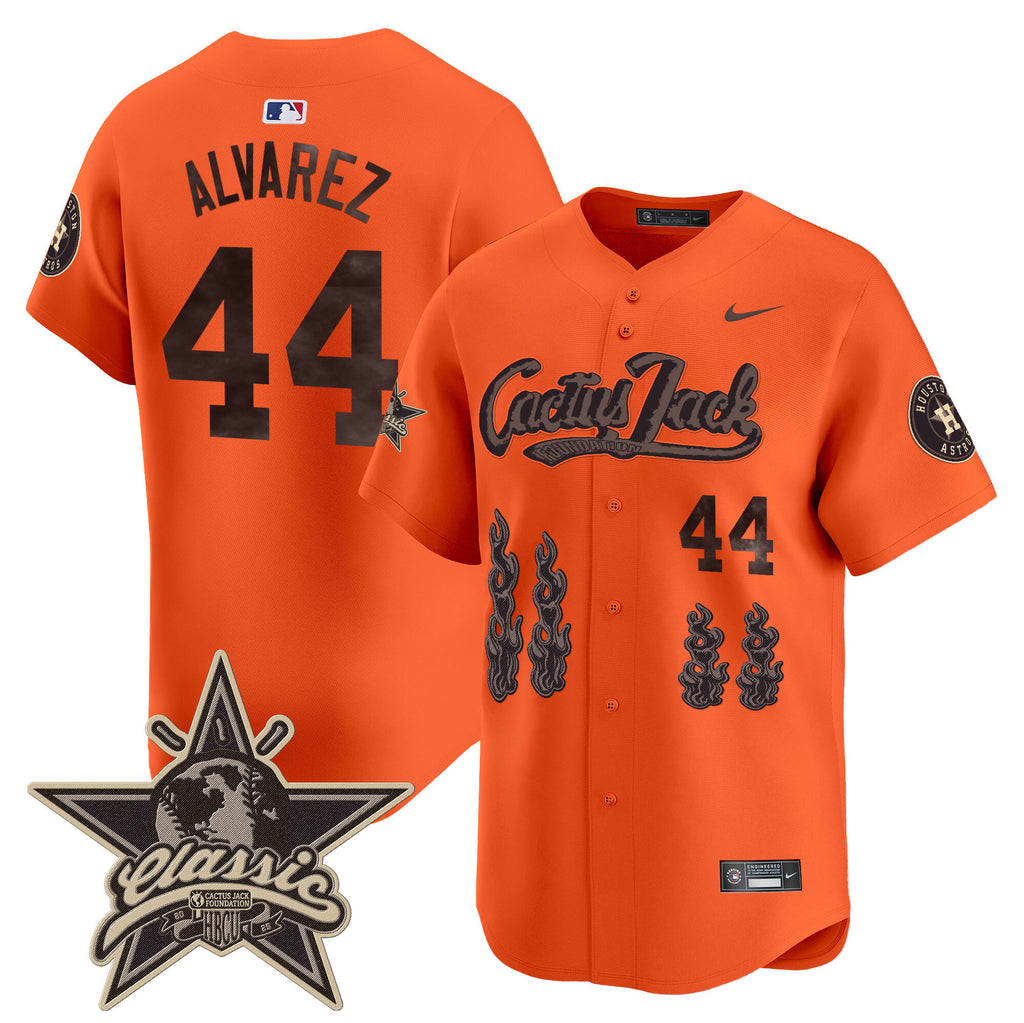 Men's Houston Astros Cactus Jack 2025 Vapor Premier Limited Jersey - All Stitched