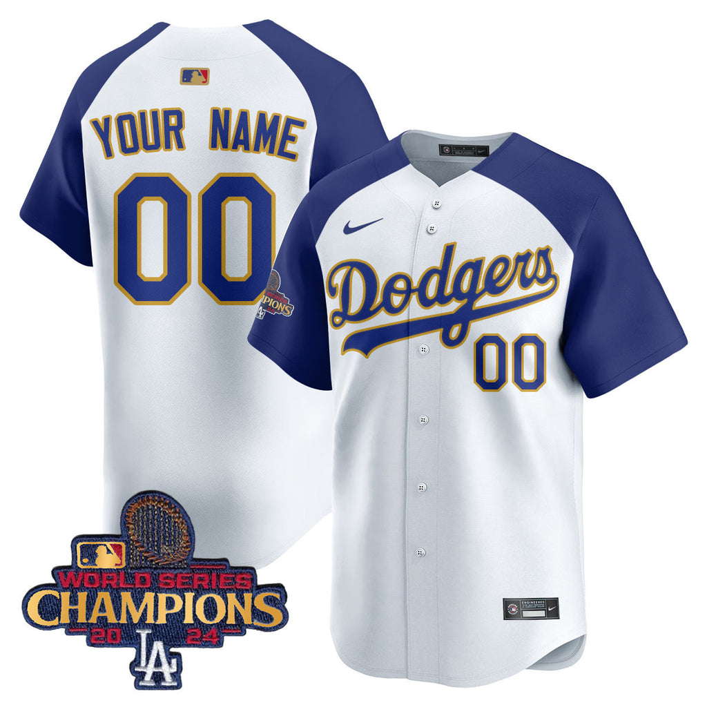 Custom Gender/Name Los Angeles Dodgers Gold 2025 Jersey - All Stitched