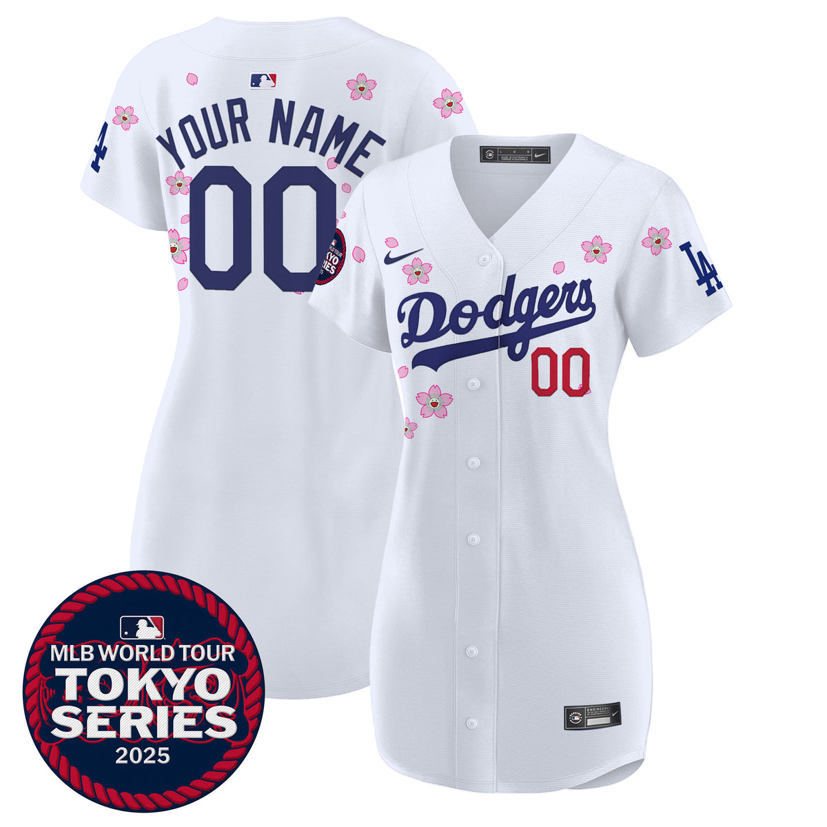 Dodgers Tokyo Series 2025 Baseball Custom Dress - Stitched