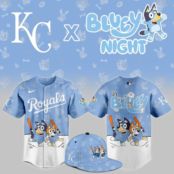 Kansas City Royals 2025 Bluey Night Limited Jersey