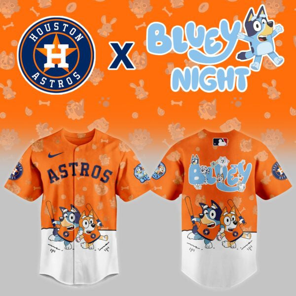 ..Houston Astros 2025 Bluey Night Limited Baseball Jersey
