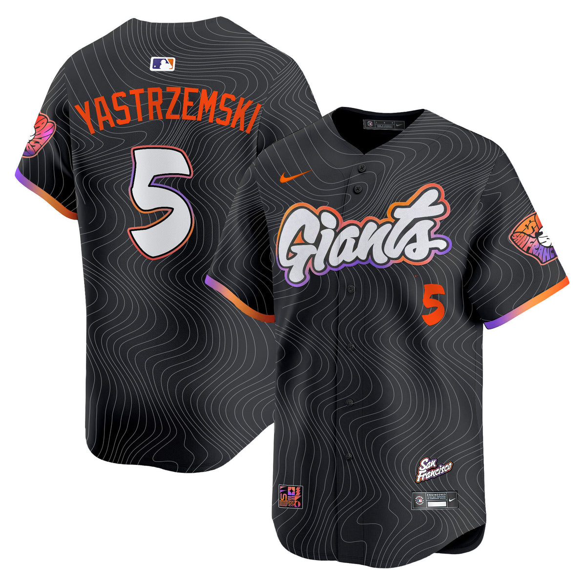 San Francisco Giants 2025 City Connect Vapor Premier Limited Jersey - All Stitched