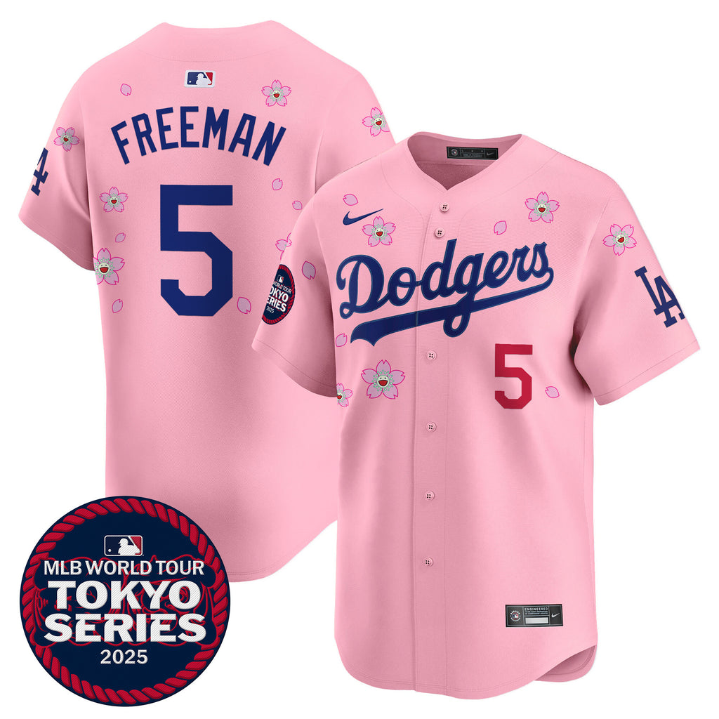 Men's Dodgers Tokyo Series 2025 Vapor Premier Limited Jersey V2 - Stitched