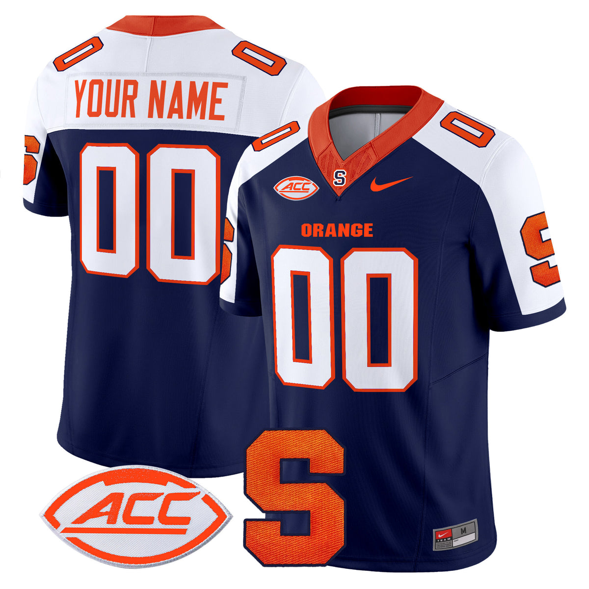 Syracuse Orange 2024 Vapor Limited Custom Jersey - All stitched