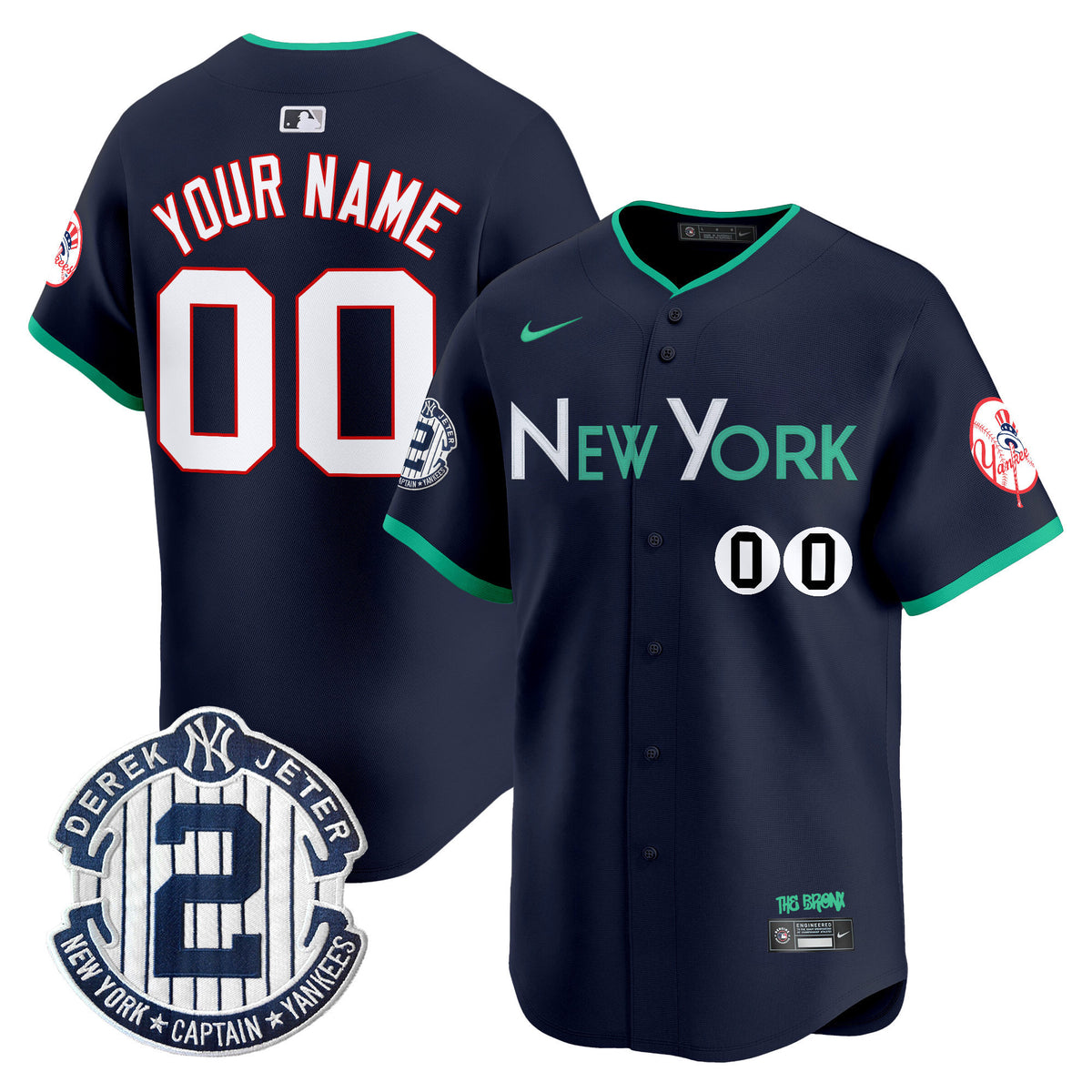 New York Yankees City Connect Vapor Premier Limited Custom Jersey - All Stitched