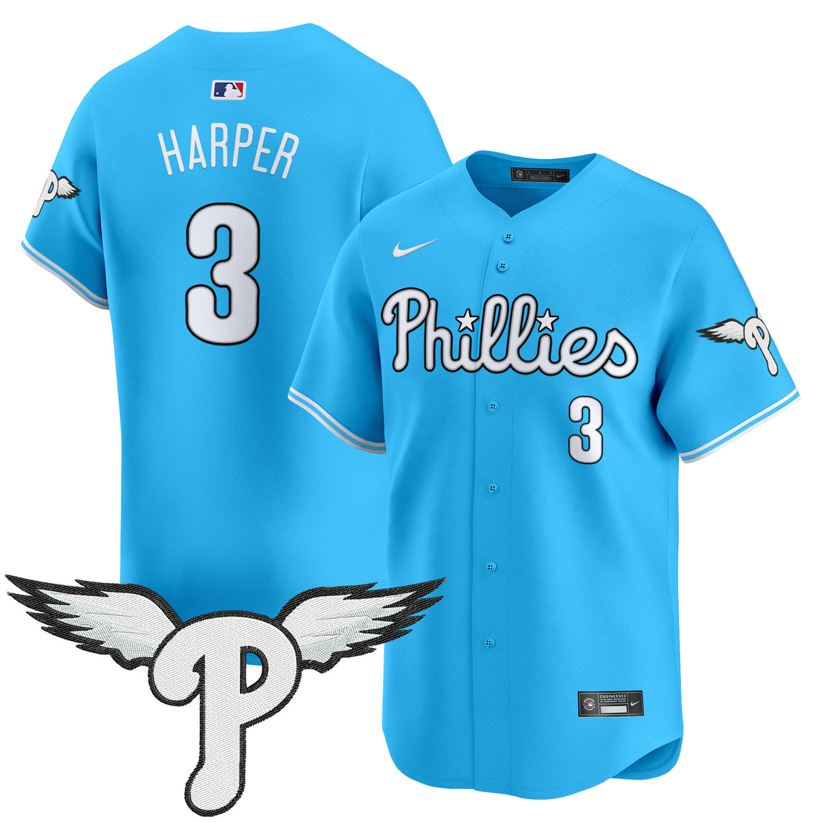 Men's Philadelphia Phillies 2025 Vapor Premier Limited Jersey - All Stitched